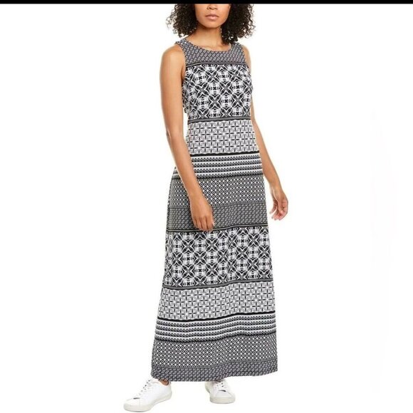 Tommy Bahama Tropical Terrazza maxi dress sleeveless built in support small I14 - Picture 1 of 6